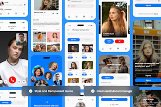 build dating app like tinder, bumble, hinge, pof, chat app for IOS and android