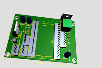 design and build your robotics or arduino project with pcb and code