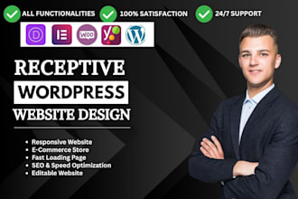 revamp redesign wordpress website design business website woocommerce sites SEO