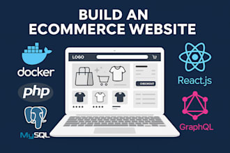 build a modern ecommerce website with PHP react js with graphql