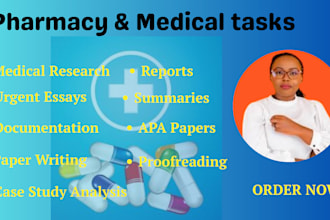 write high quality pharmacology and medical content