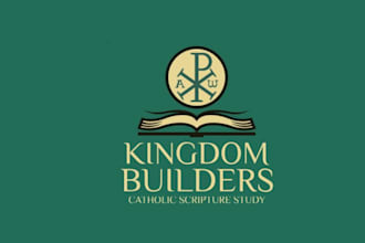 do catholic logo creator for a scripture study club