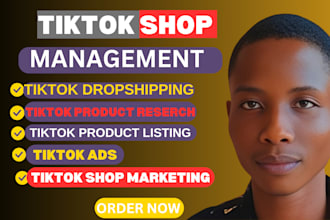 set up tiktok shop, manage tiktok shop, tiktok shopify dropshipping store