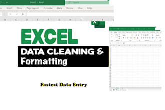 clean, format, merge, split excel data