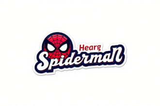 design high quality spiderman mascot logo with unlimited revisions