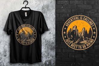 trendy typographic or custom vintage style t shirt design