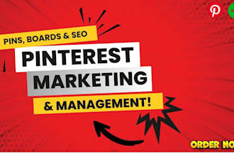 create boards and pins as a pinterest marketing manager