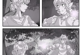 draw custom comics for you or your webcomic