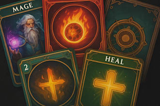 draw card game box design playing card template board game