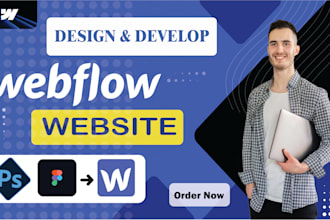 design and develop webflow website, figma to webflow