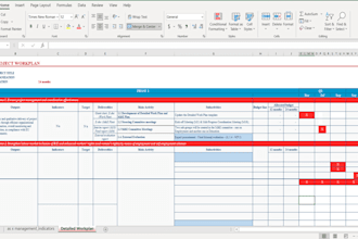 create custom project planning tools in excel