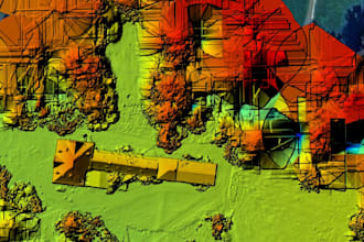 fly my drone to create point cloud, textured 3d model orthomosaic 2d map