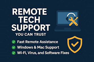 provide expert remote technical support for your PC or network