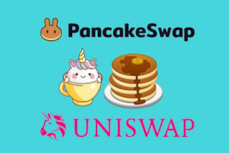 fast track token listing on uniswap pancakeswap  or sushiswap in 24 hour
