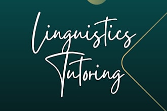 teach you linguistics from basics to advance level
