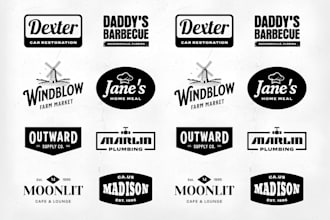 do outstanding vintage retro, classic, hipster, outdoor, minimalist logo design