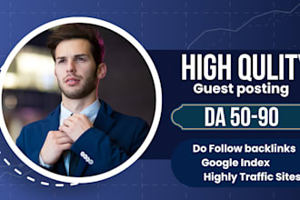 write and publish guest post,niche edit, blogger outreach, dofollow backl