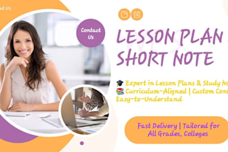 provide professional study materials, notes, lesson plans