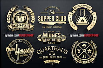 do vintage, classic, hipster badge, retro, outdoor, business company logo design