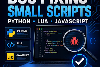 fix bugs or write clean python lua and javascript scripts