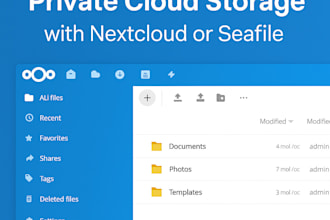 setup your private cloud storage with nextcloud or seafile