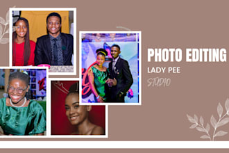 do photo editing, retouching service with photoshop