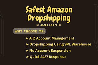 be your VA for amazon dropshipping walmart ebay dropshipping