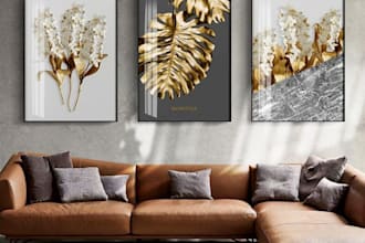 design stunning wall art poster canvas prints and mockups