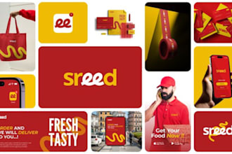 design brand identity, brand book,branding kit, color palette or guidelines book