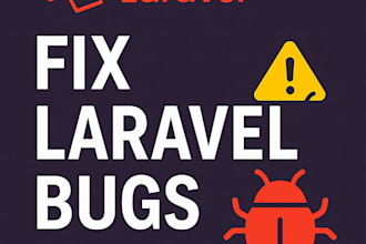 fix bugs or errors in your laravel website or application
