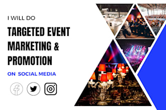 do event marketing and flyer promotion for concerts, conferences, and launches