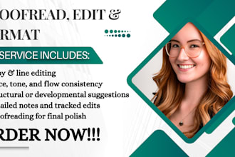 provide line, copy, and developmental editing for your book