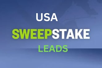 generate targeted USA sweepstakes and gamblers leads for high conversions