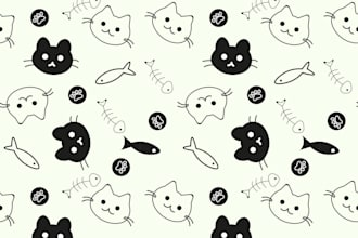 create seamless custom pattern designs for fabric, print, and digital use