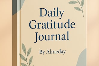 design a printable gratitude journal or digital planner for your brand