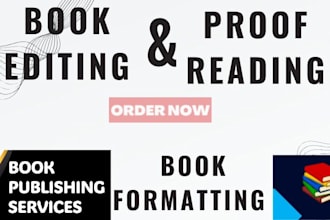 professionally proofread and copy edit your book novel