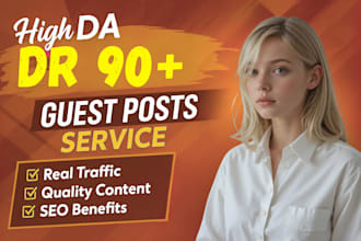 provide dr 90 dofollow guest post contextual backlinks