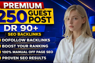 provide dr 90 dofollow guest post contextual backlinks