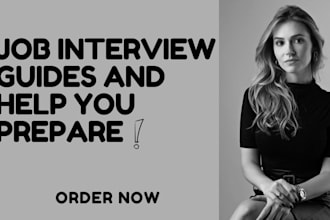 create a custom job interview guide for any role or industry