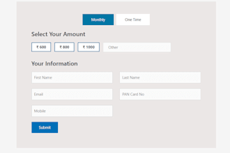 create forms in wordpress and will do the SMTP setup