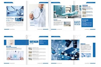design medical, clinical and pharmaceutical business sales product catalog