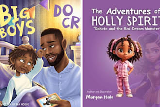 design children story book and cover using midjourney ai chatgpt