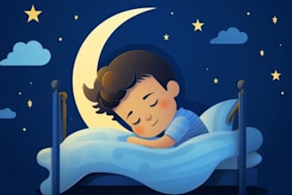 sing original baby lullaby, kids sleep music, kids song, kids educational song