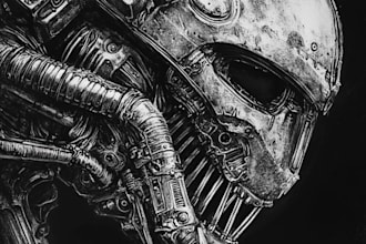 create warhammer illustration of you