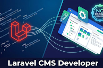 build a laravel cms website for easy content management