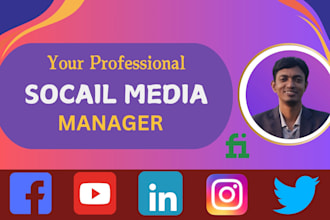 be your professional social media marketing manager