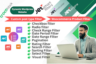 build dynamic woocommerce online store product filter with  jet smart filter