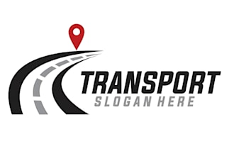 do logistics, transport, trucking and cargo logo design