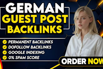 provide dr 90 dofollow german backlinks