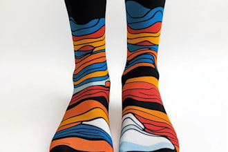 do  a unique socks design
